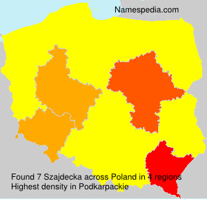 Surname Szajdecka in Poland Surname Szajdecka in Poland