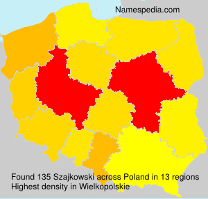 Surname Szajkowski in Poland Surname Szajkowski in Poland