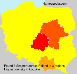 Surname Szajnert in Poland Surname Szajnert in Poland