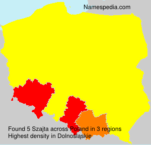 Surname Szajta in Poland Surname Szajta in Poland