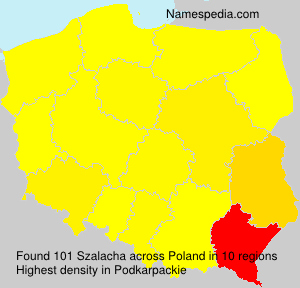 Surname Szalacha in Poland Surname Szalacha in Poland