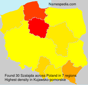 Surname Szalajda in Poland Surname Szalajda in Poland