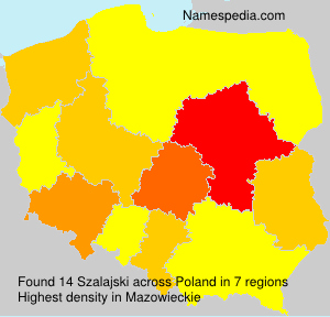 Surname Szalajski in Poland Surname Szalajski in Poland