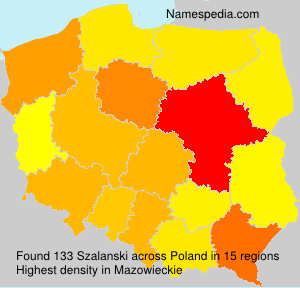 Surname Szalanski in Poland Surname Szalanski in Poland