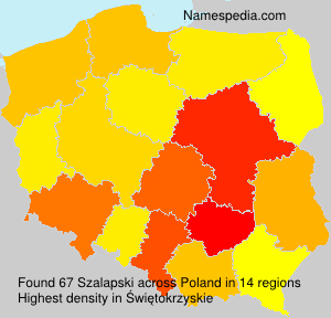 Surname Szalapski in Poland Surname Szalapski in Poland