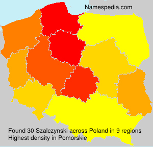 Surname Szalczynski in Poland Surname Szalczynski in Poland