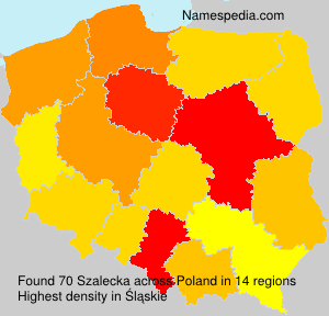 Surname Szalecka in Poland Surname Szalecka in Poland