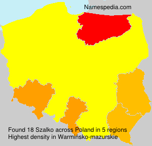 Surname Szalko in Poland Surname Szalko in Poland