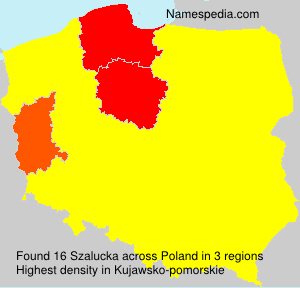 Surname Szalucka in Poland Surname Szalucka in Poland