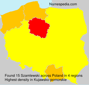 Surname Szamlewski in Poland Surname Szamlewski in Poland