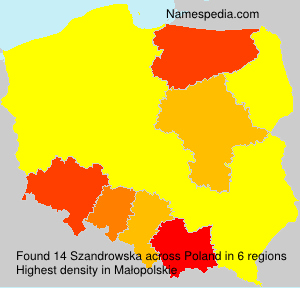 Surname Szandrowska in Poland Surname Szandrowska in Poland