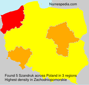 Surname Szandruk in Poland Surname Szandruk in Poland