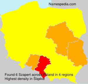 Surname Szapert in Poland Surname Szapert in Poland