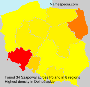 Surname Szapowal in Poland Surname Szapowal in Poland