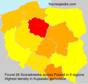 Surname Szaradowska in Poland Surname Szaradowska in Poland