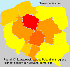 Surname Szaradowski in Poland Surname Szaradowski in Poland
