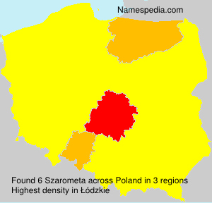 Surname Szarometa in Poland Surname Szarometa in Poland