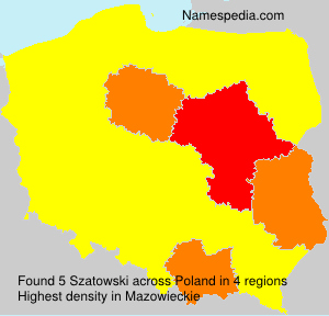Surname Szatowski in Poland Surname Szatowski in Poland