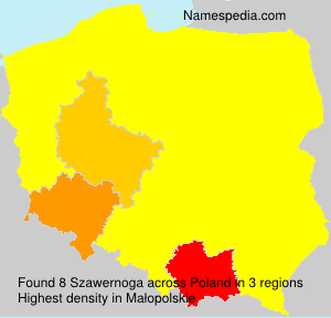 Surname Szawernoga in Poland Surname Szawernoga in Poland
