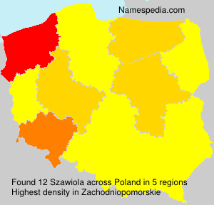 Surname Szawiola in Poland Surname Szawiola in Poland