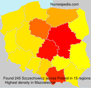 Surname Szczechowicz in Poland Surname Szczechowicz in Poland