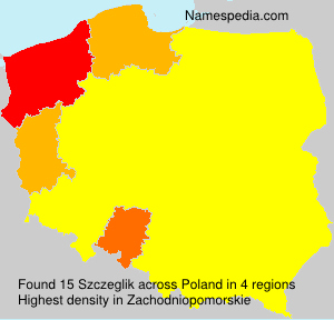 Surname Szczeglik in Poland Surname Szczeglik in Poland