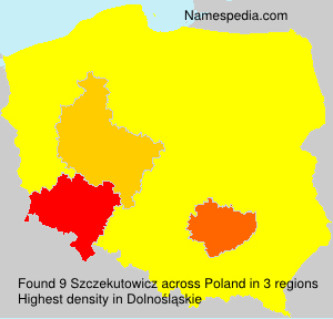 Surname Szczekutowicz in Poland Surname Szczekutowicz in Poland