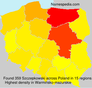 Surname Szczepkowski in Poland Surname Szczepkowski in Poland