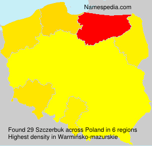 Surname Szczerbuk in Poland Surname Szczerbuk in Poland