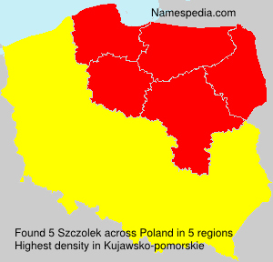 Surname Szczolek in Poland Surname Szczolek in Poland