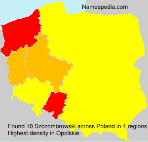 Surname Szczombrowski in Poland Surname Szczombrowski in Poland