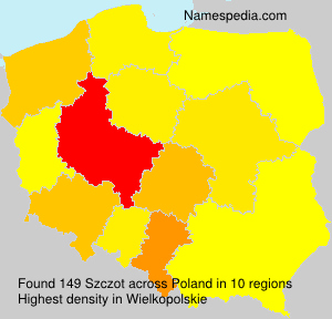Surname Szczot in Poland Surname Szczot in Poland