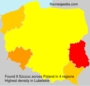 Surname Szczuc in Poland Surname Szczuc in Poland
