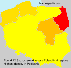 Surname Szczurzewski in Poland Surname Szczurzewski in Poland