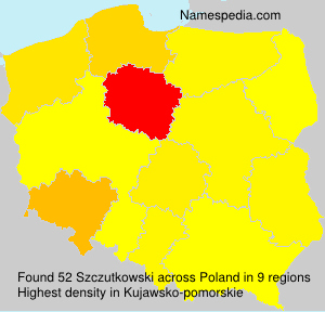 Surname Szczutkowski in Poland Surname Szczutkowski in Poland