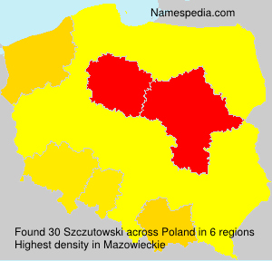 Surname Szczutowski in Poland Surname Szczutowski in Poland