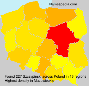 Surname Szczypinski in Poland Surname Szczypinski in Poland