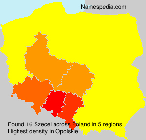Surname Szecel in Poland Surname Szecel in Poland