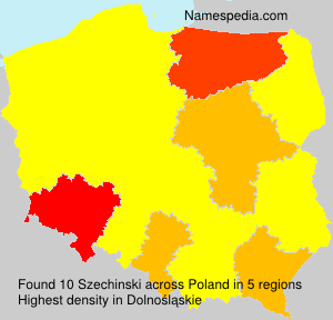 Surname Szechinski in Poland Surname Szechinski in Poland