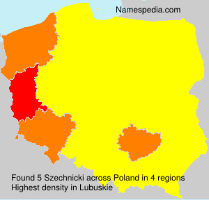 Surname Szechnicki in Poland Surname Szechnicki in Poland