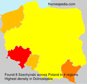 Surname Szechynski in Poland Surname Szechynski in Poland