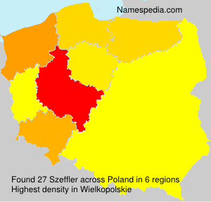 Surname Szeffler in Poland Surname Szeffler in Poland