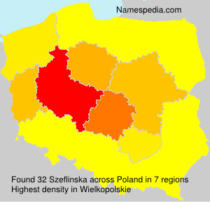 Surname Szeflinska in Poland Surname Szeflinska in Poland