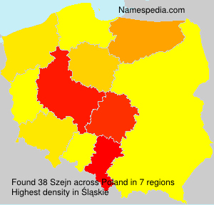 Surname Szejn in Poland Surname Szejn in Poland
