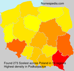 Surname Szelest in Poland Surname Szelest in Poland