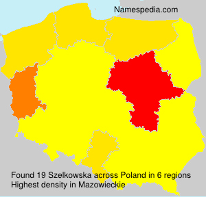 Surname Szelkowska in Poland Surname Szelkowska in Poland