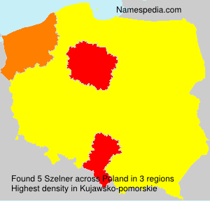 Surname Szelner in Poland Surname Szelner in Poland