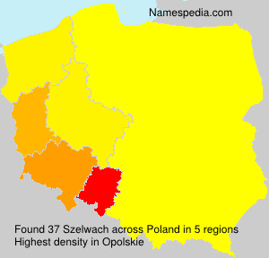Surname Szelwach in Poland Surname Szelwach in Poland