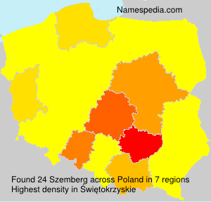Surname Szemberg in Poland Surname Szemberg in Poland