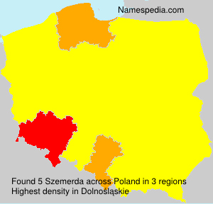 Surname Szemerda in Poland Surname Szemerda in Poland
